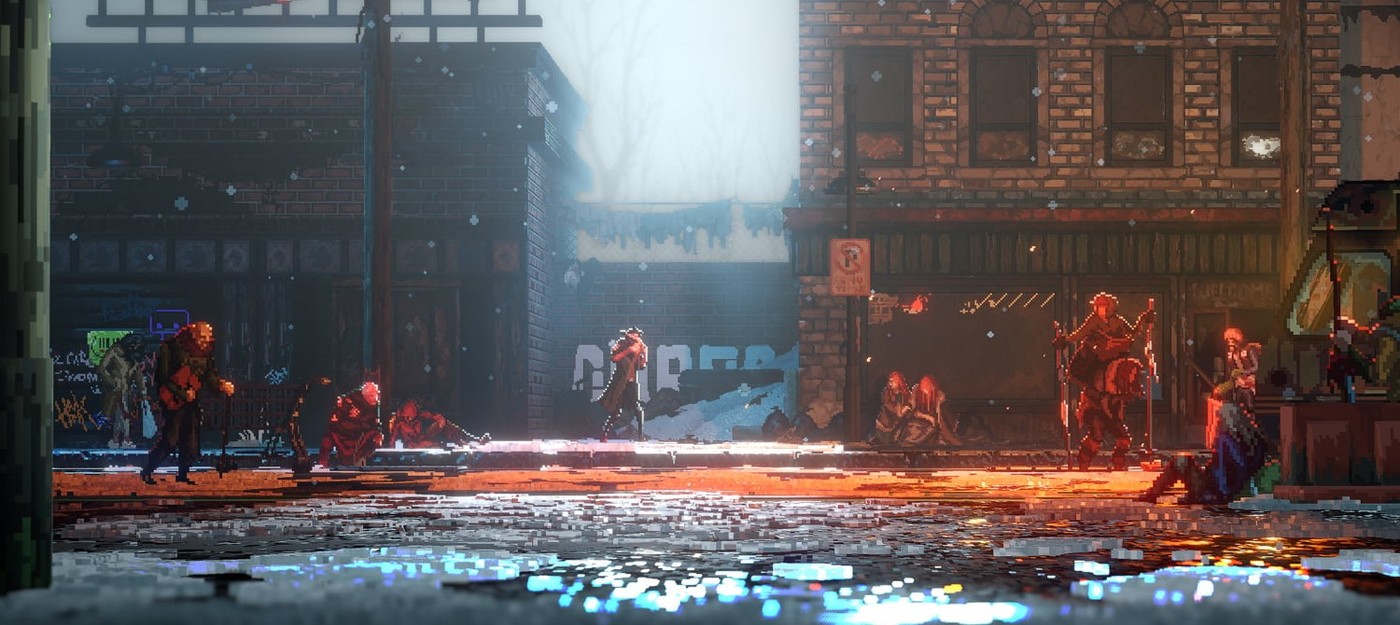 Разговоры и очень густая атмосфера киберпанка в новом геймплее Replaced