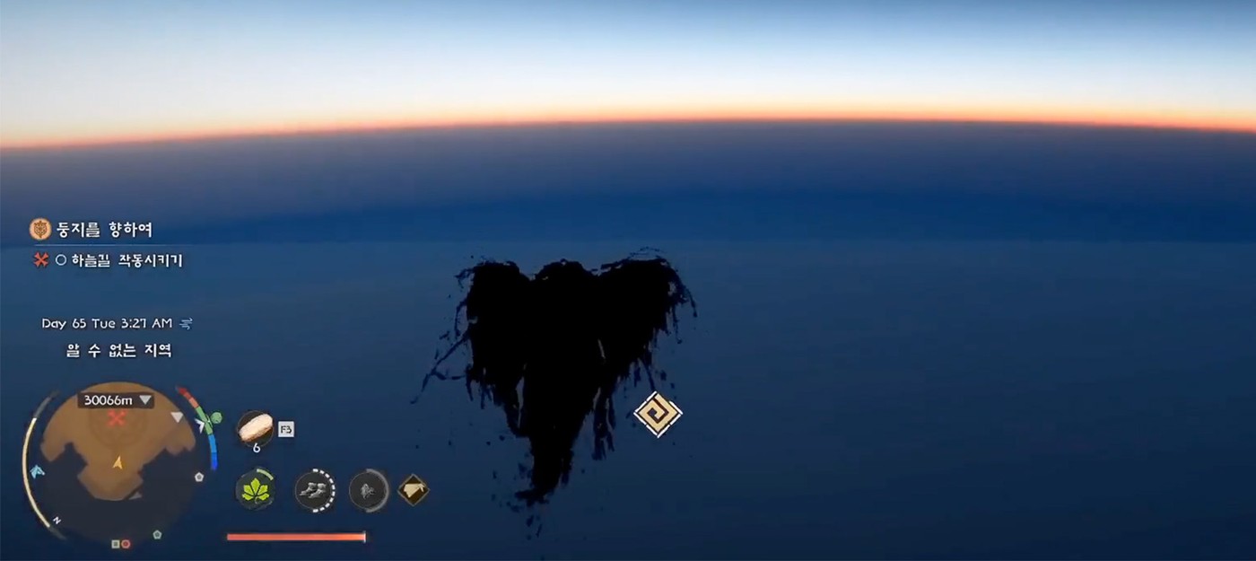 Игрок Crimson Desert поднялся на высоту 30 километров и оценил эпичный вид