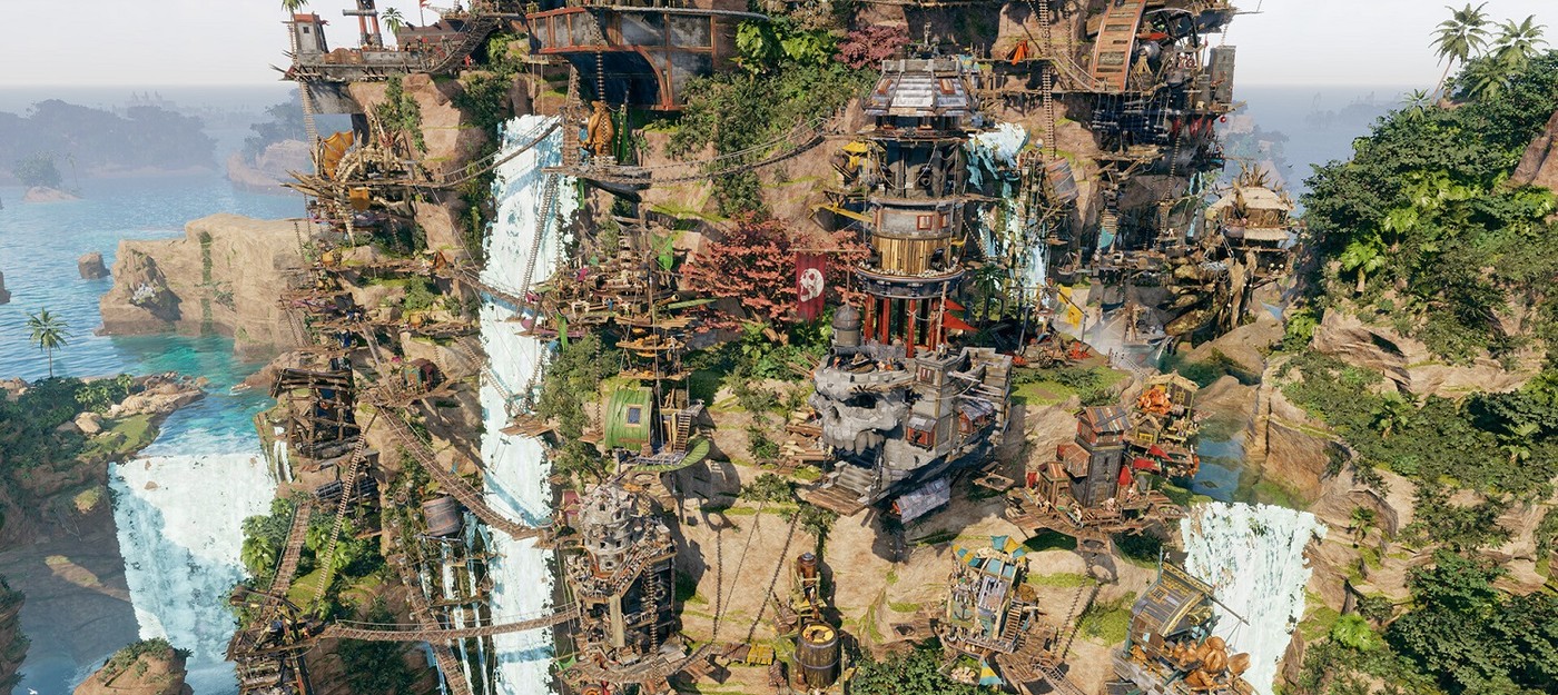Анонсирован пиратский градостроительный симулятор Corsair Cove, в котором вам придется возводить базу на отвесных скалах