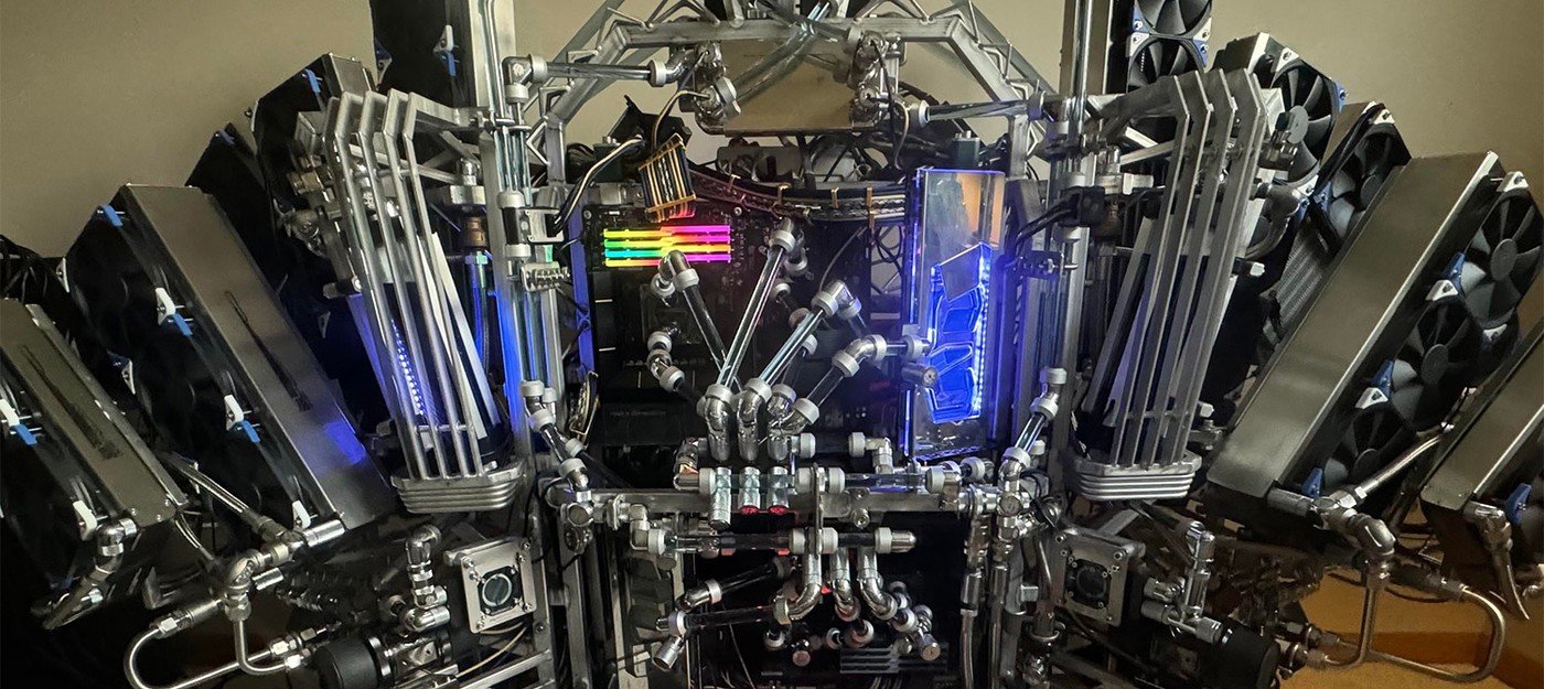 Cварщик из криогенной компании четыре года строил ПК с охлаждением в виде библейского серафима