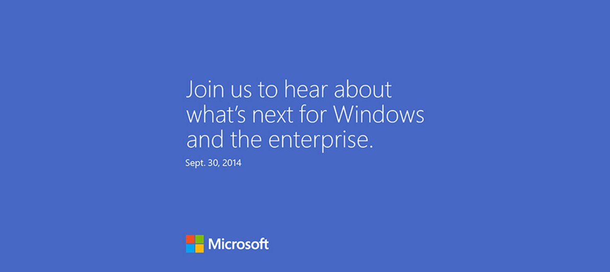 Microsoft официально анонсировала эвент Windows на 30 Сентября
