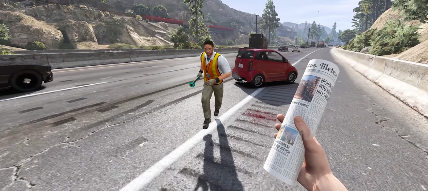 Игроки в GTA 5 устраивают массовые беспорядки с помощью снежков и газет – и это привлекает миллионы зрителей