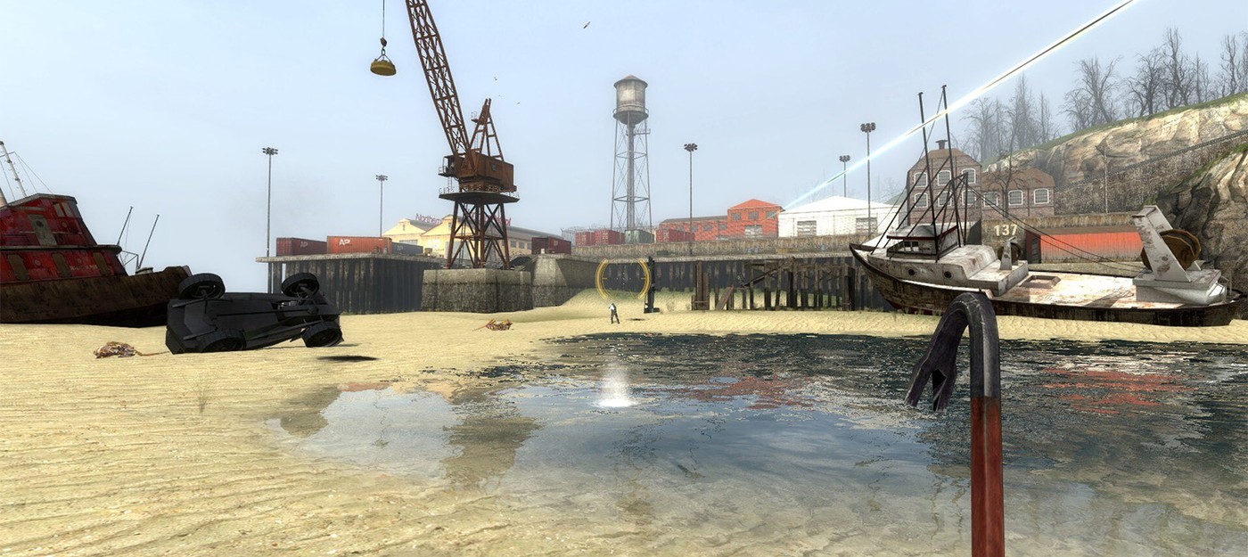 Головоломка в канализации Half-Life 2 действительно была сложнее в ранних релизных версиях