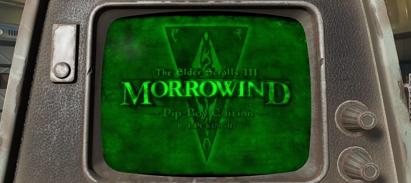 Благодаря необычному моду вы можете пройти Morrowind прямо на экране Пип-Боя в Fallout 4