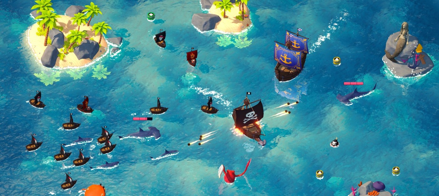 Пиратский корабль против всех в трейлере весёлой аркады It's About Pirates