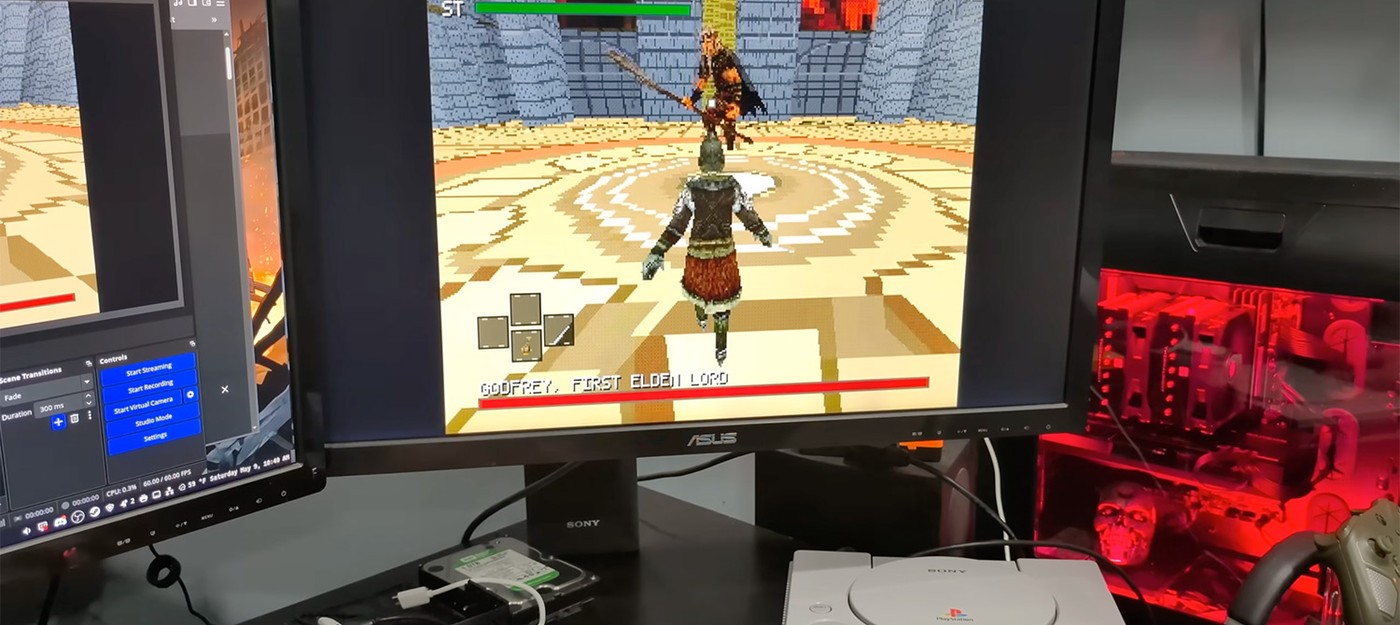 Энтузиаст запустил Elden Ring на оригинальной PlayStation 1