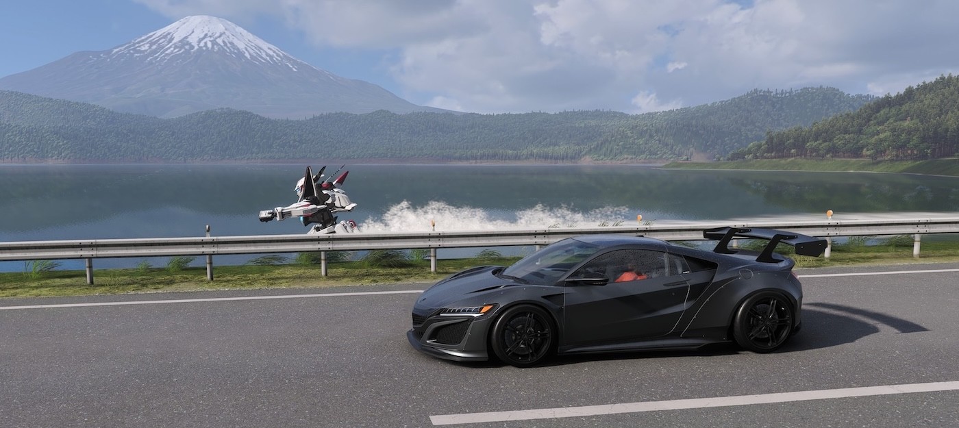 Игрок показал, как играет в Forza Horizon 6 на нефтяной платформе в Северном море