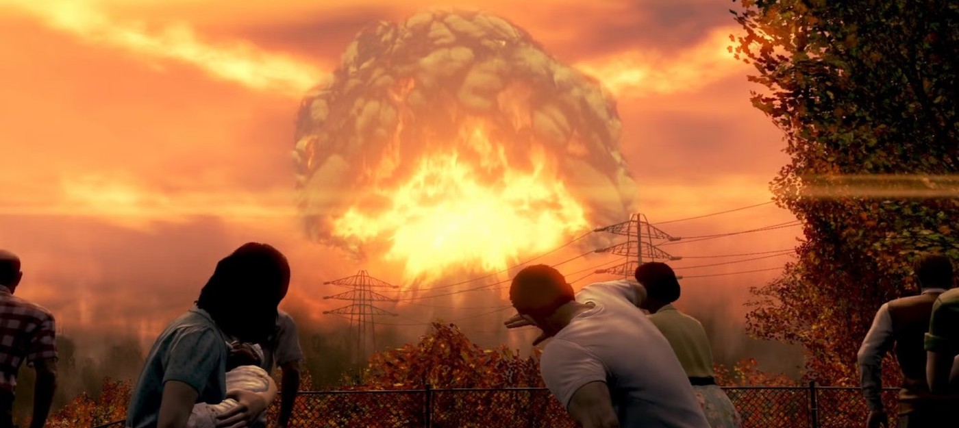 Ядерный взрыв из Fallout 4 сравнили с реальными кадрами атомных испытаний