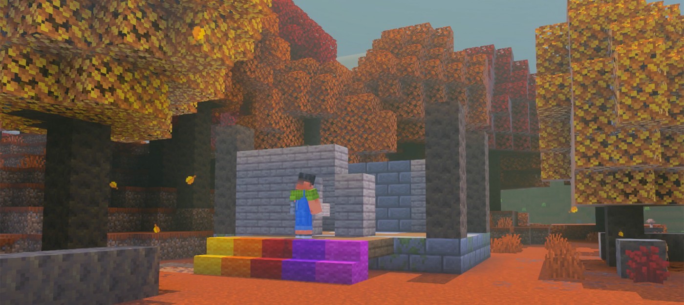 Minecraft получит осенний лесной биом с серыми тополями и шерстяные лестницы