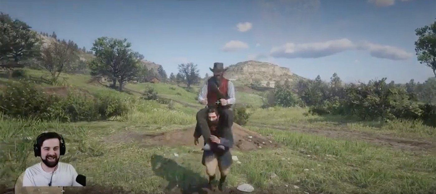 Моддер сделал ездовыми всех NPC в Red Dead Redemption 2, включая людей