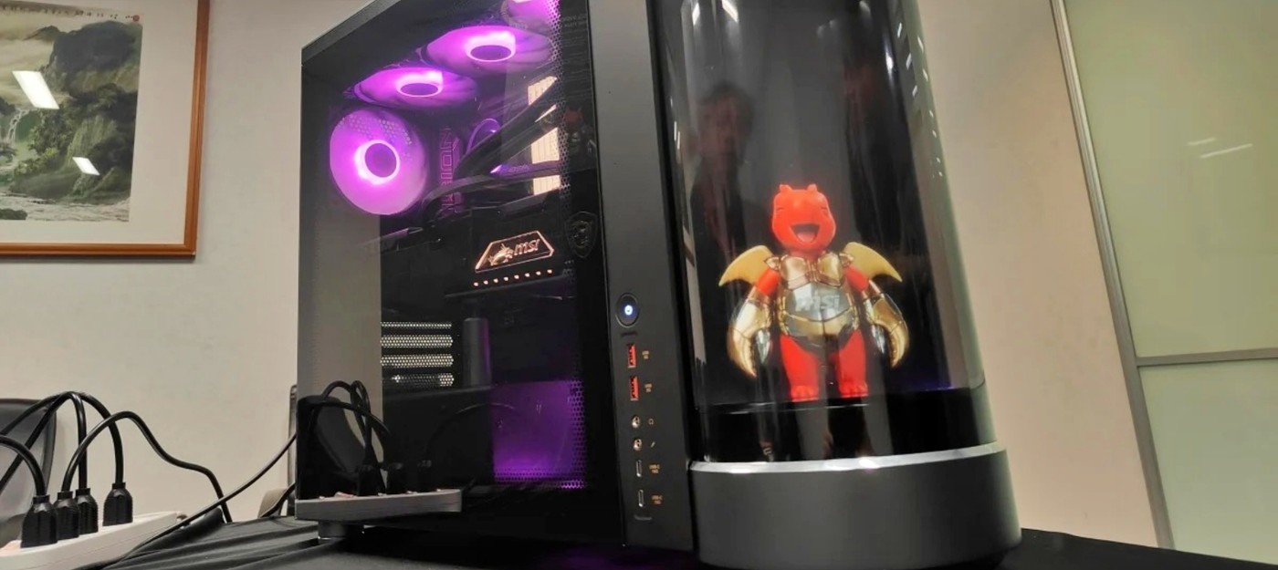 MSI интегрировала голографического ИИ-дракона прямо в корпус нового ПК – он поддерживает голосовые команды