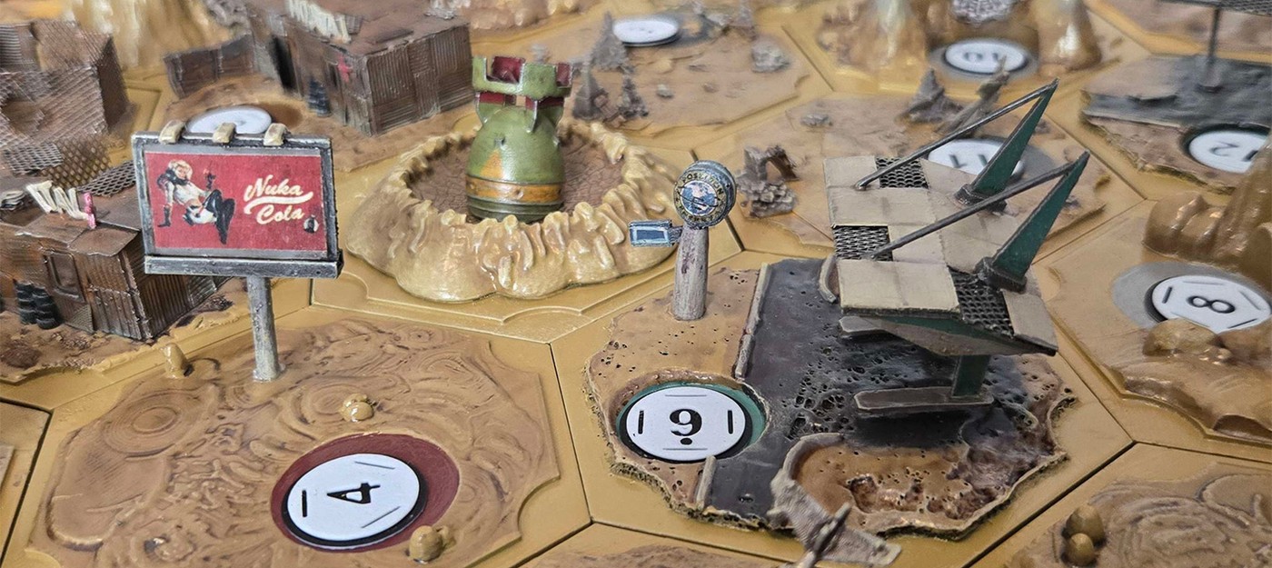 Фанатка за три недели превратила Catan в настольную игру по Fallout New Vegas ко дню рождения парня
