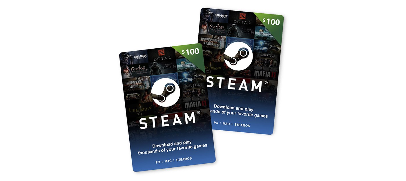 Valve прекращает выпуск физических подарочных карт Steam из-за мошенников