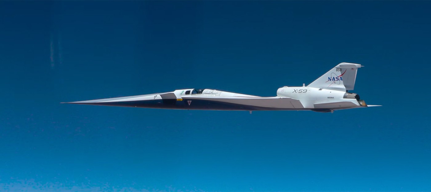 Сверхзвуковой X-59 от NASA достиг ключевых показателей скорости и высоты перед полётами над городами США