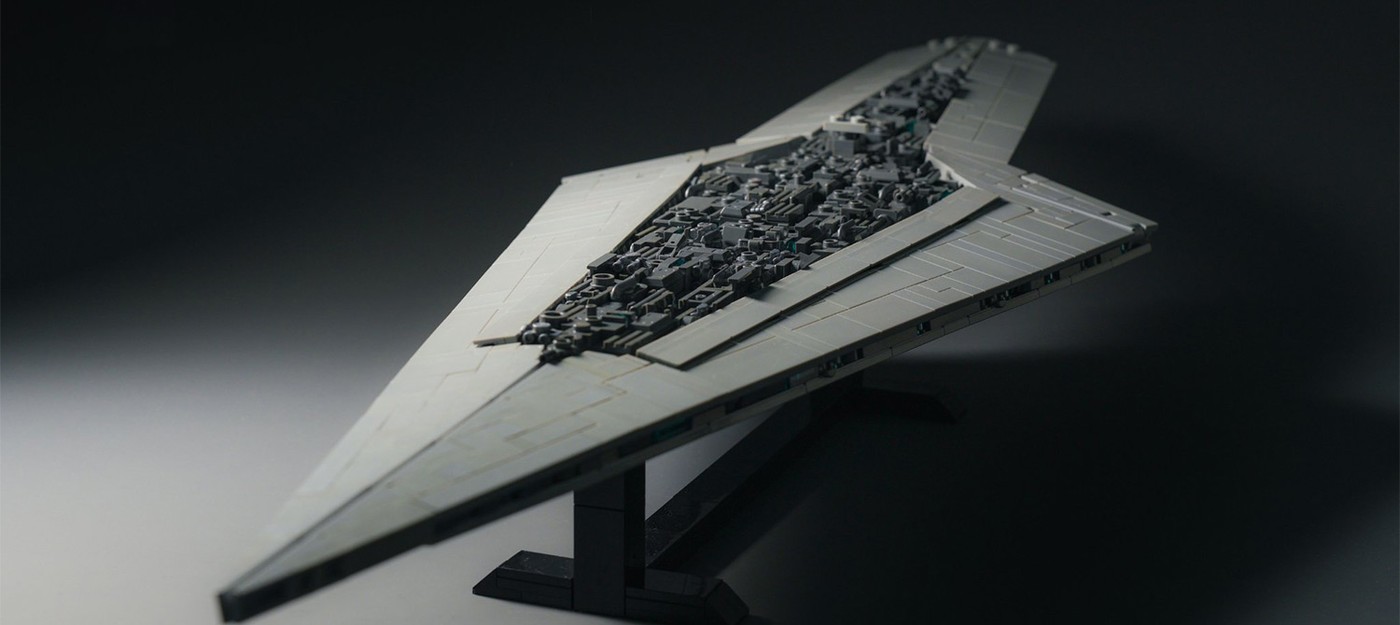 Сборщик Lego из Сингапура показал суперразрушитель "Палач" в масштабе 1:29000 из 1651 детали