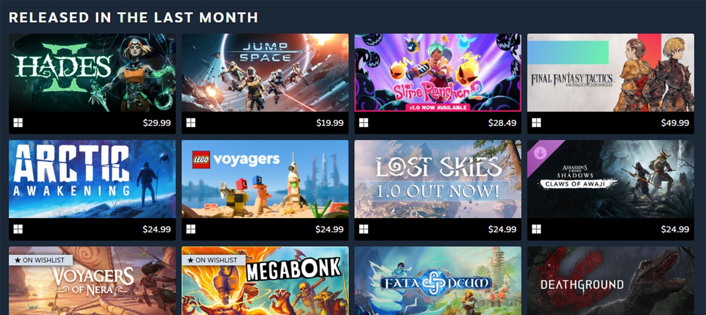 Valve обновила магазин Steam, а новый Персональный календарь упростил поиск игр