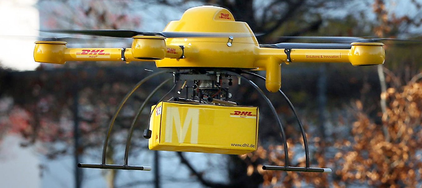 DHL начнет доставлять товары на немецкий остров с помощью дронов