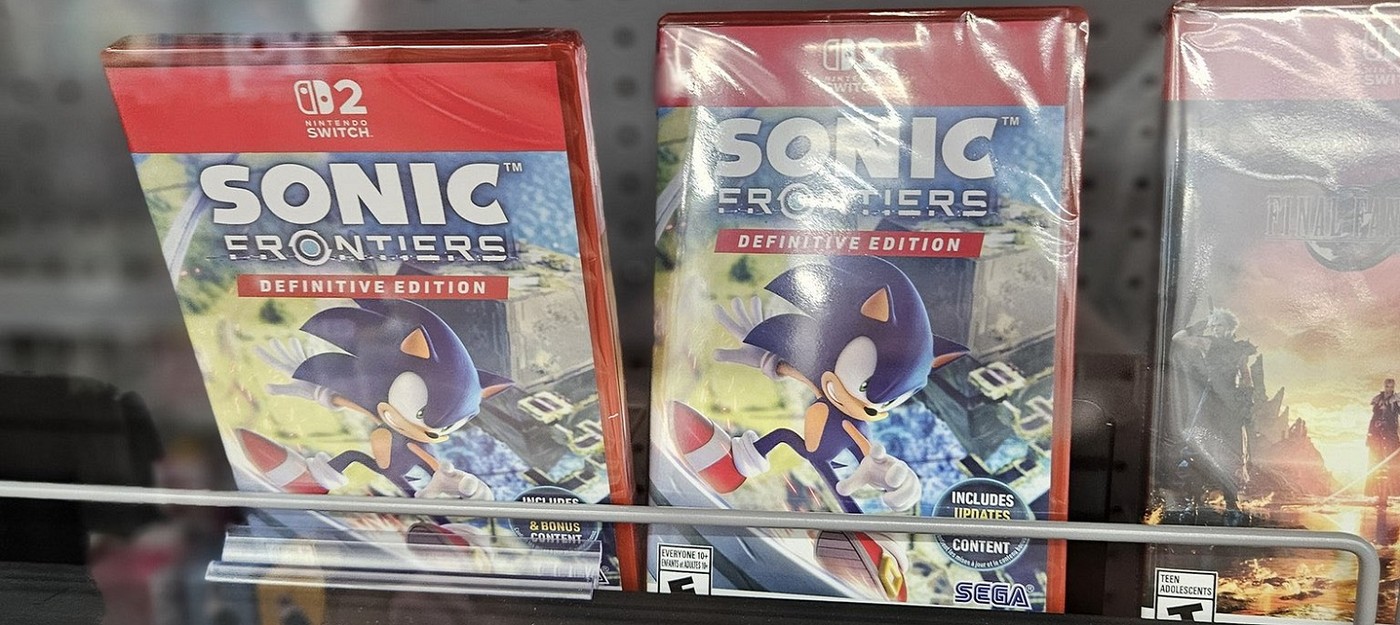 Физические копии Sonic Frontiers Definitive Edition для Switch 2 появились в магазинах до объявления даты релиза