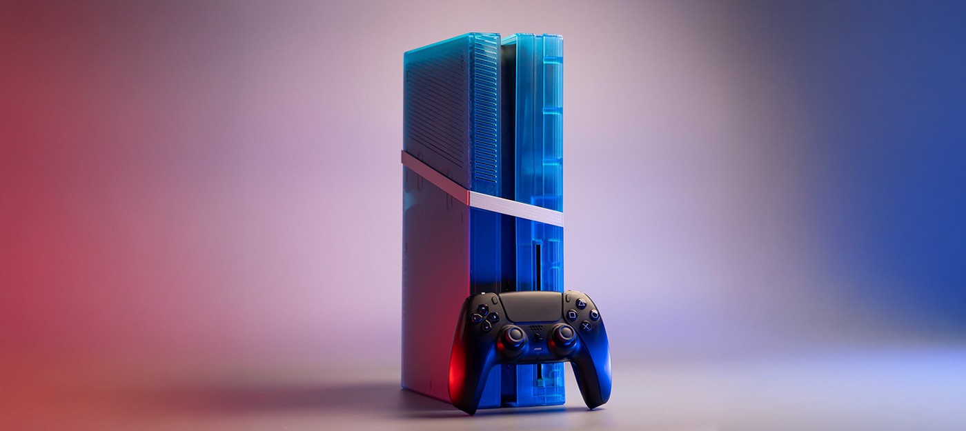 Энтузиаст сделал прозрачный корпус для PS5 Slim в стиле ретро-консолей