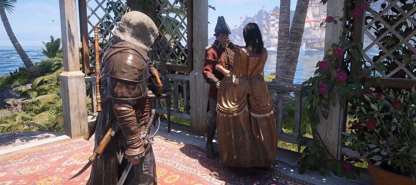 В Assassin's Creed Black Flag Resynced обнаружили скрытый остров в форме сердца с романтической сценой