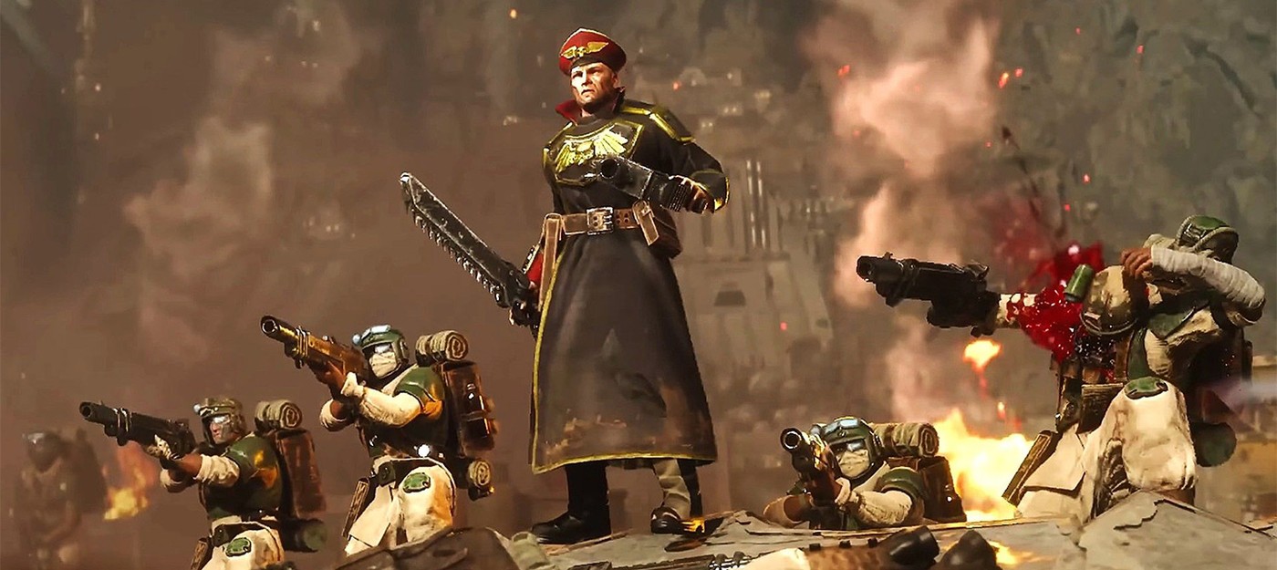 Каждая пуля в Total War Warhammer 40,000 просчитывается физически, а укрытия разрушаются под огнём