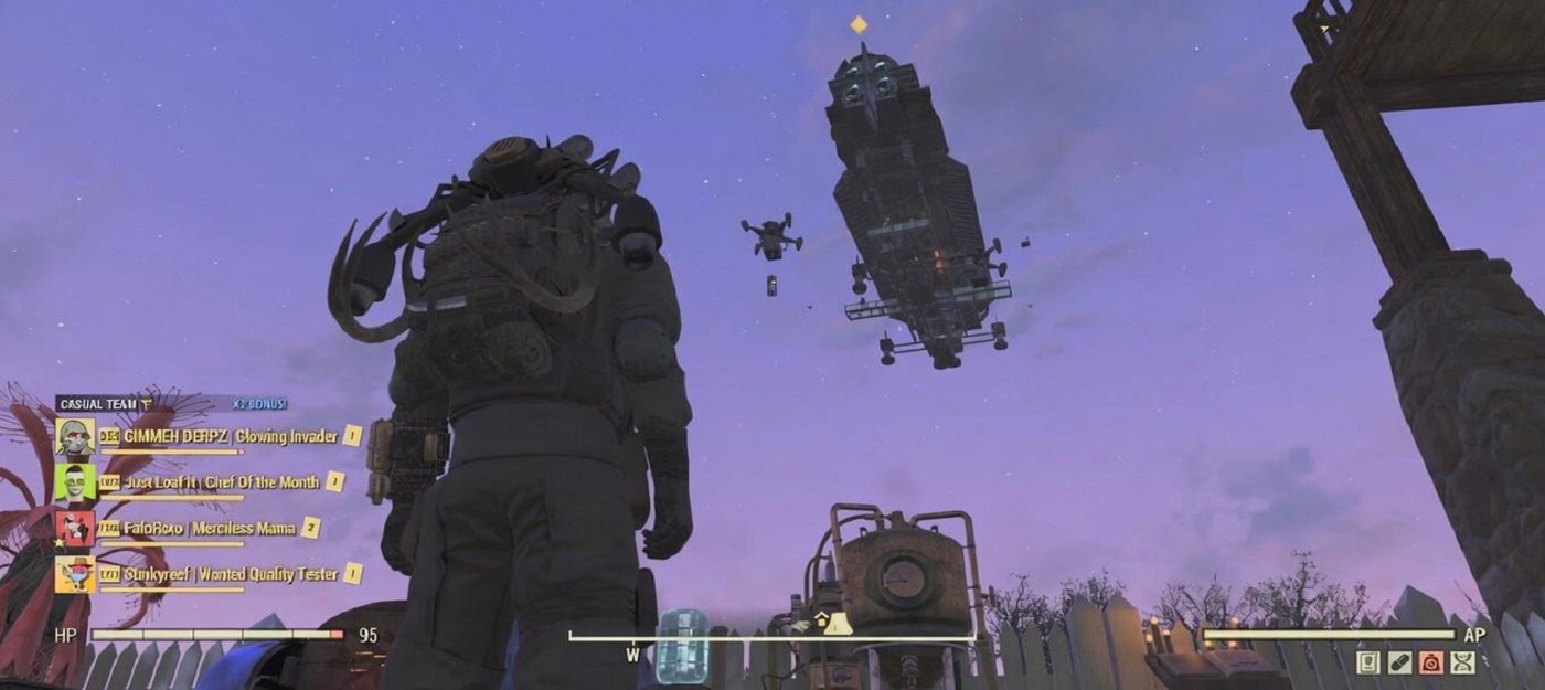 Игрок Fallout 76 обнаружил парящую в воздухе базу, и сообщество раскрыло секреты строительства подобных сооружений