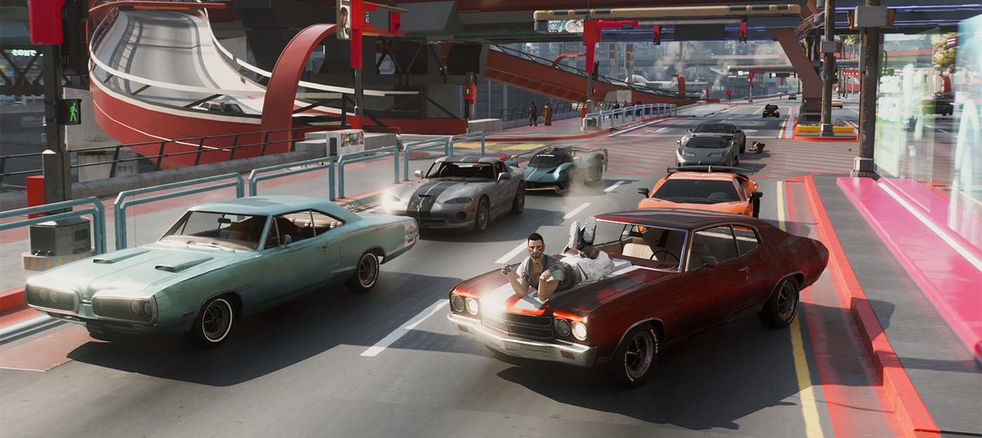Геймер сделал улицы Найт-Сити в Cyberpunk 2077 смертоносными при помощи мода на скорость трафика