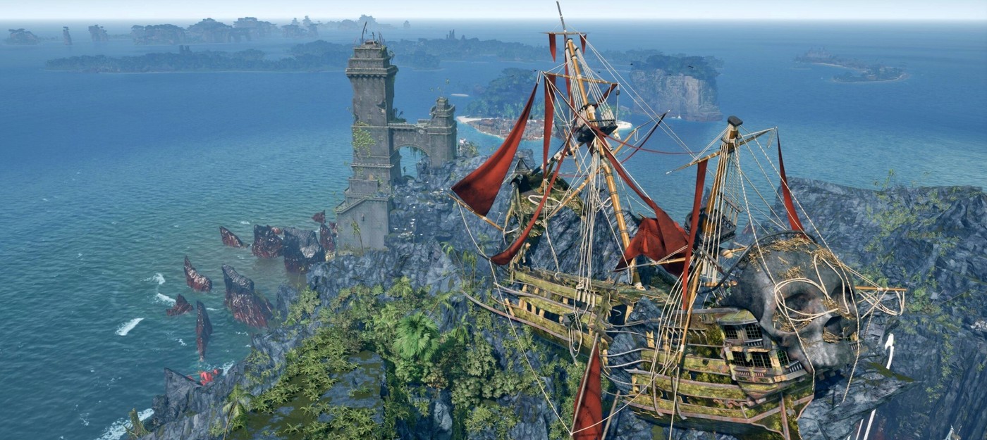 Вышел градостроительный симулятор Corsair Cove с пиратами, свиньями и сооружениями на отвесных скалах