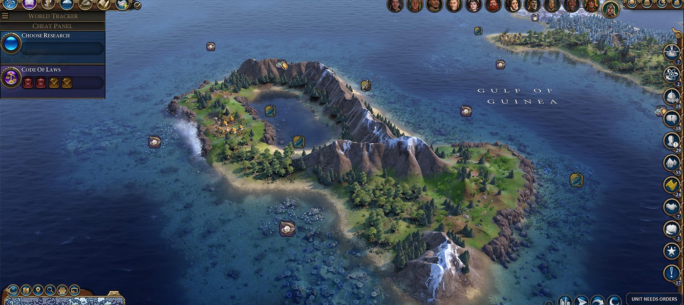 Скриншот острова из Civilization 6 напомнил игрокам, что игра может выглядеть не хуже Civ 7