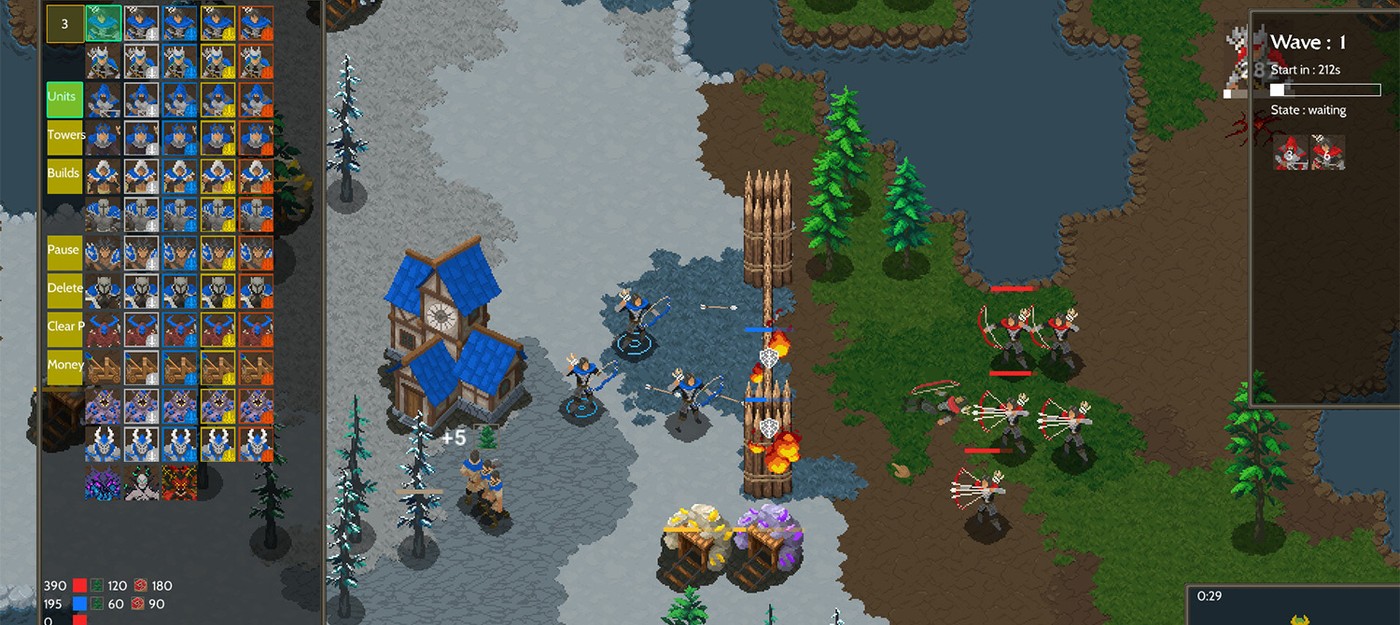 В Steam вышла олдскульная фэнтези-стратегия Flow of War с автоматизированными рабочими