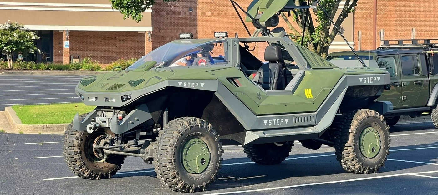 Полноразмерной копии Warthog из Halo устроили новый тест-драйв