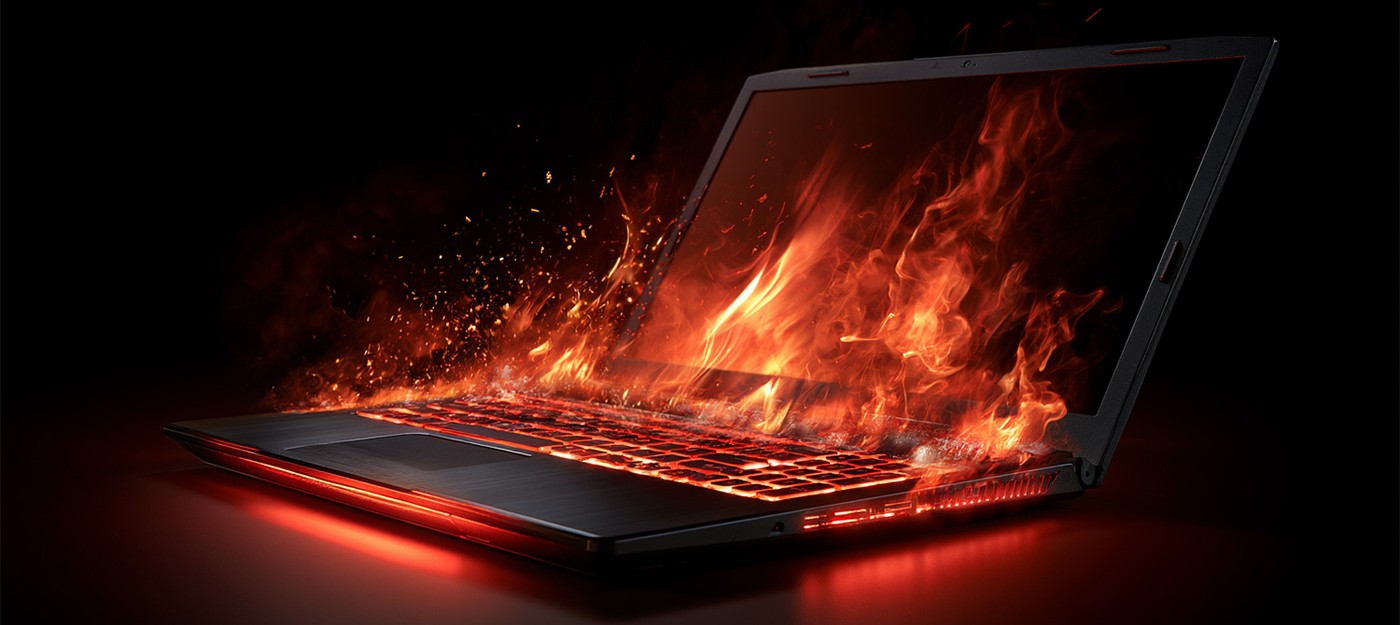 Геймер снизил температуру процессора ноутбука на 15°C простой сменой поверхности стола