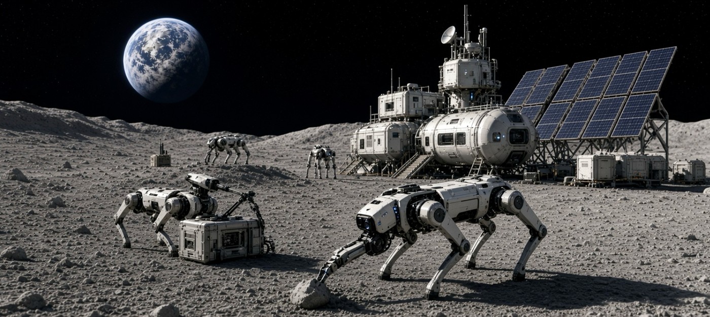 Китай отправит роботов-собак на Луну до 2035 года
