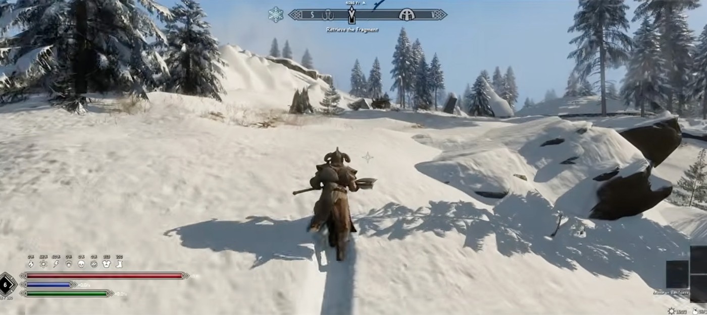 Спустя почти 15 лет в Skyrim добавили деформацию снега, которую считали технически невозможной