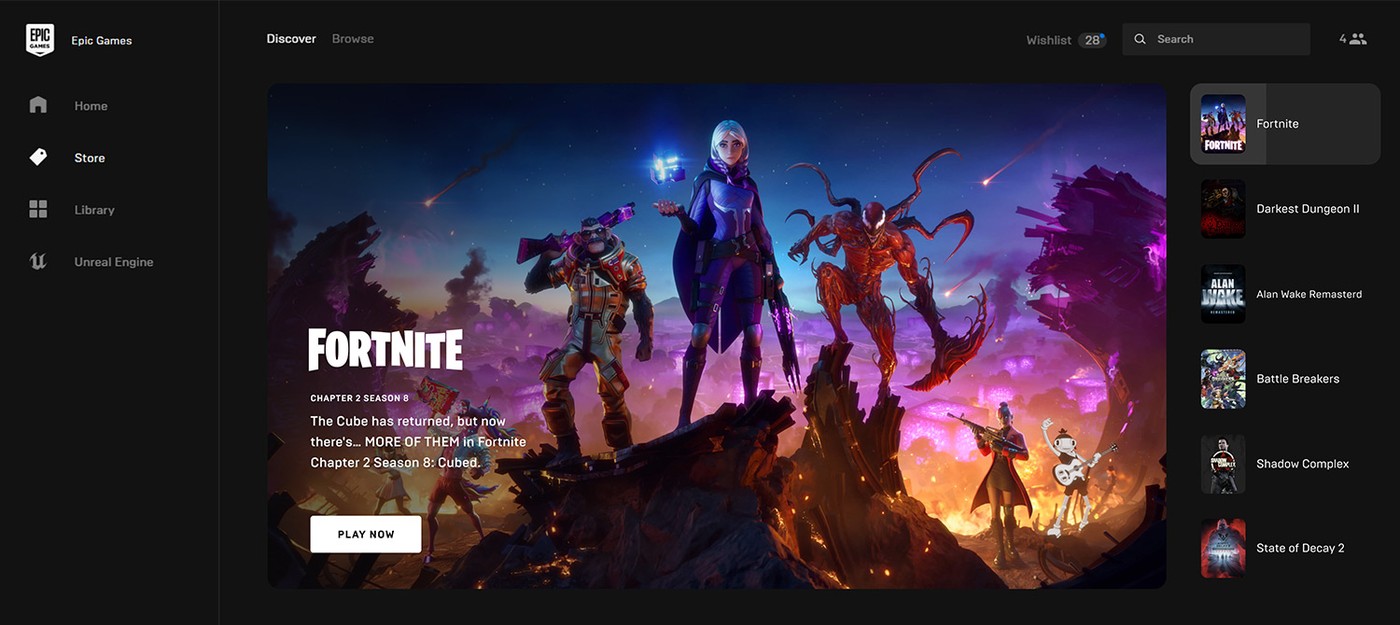 Epic Games готовит нативную версию лаунчера для Linux