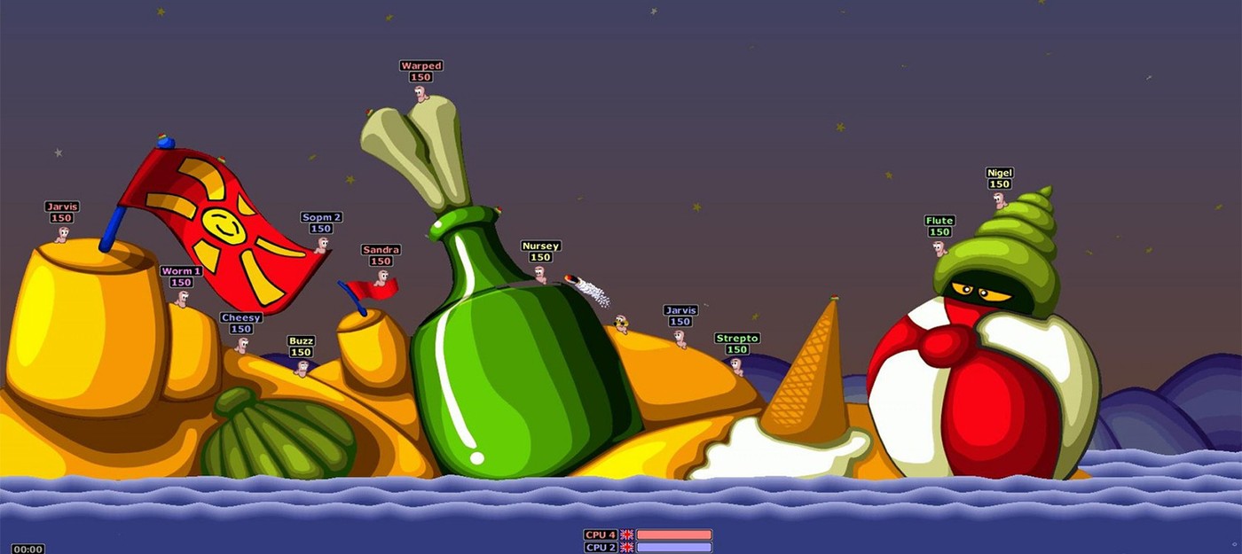В сеть утекло название новой игры про червяков – Worms Galactic Tactics