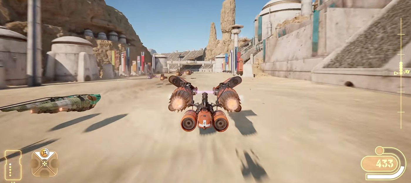 Три класса транспорта в Star Wars Galactic Racer – от спидбайка до гоночного пода