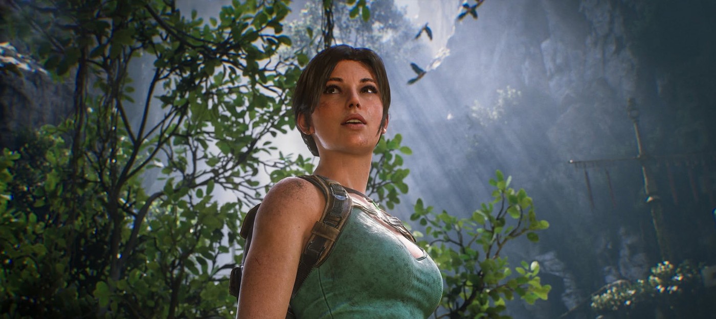Лара скачет по руинам в геймплее Tomb Raider: Legacy of Atlantis с gamescom