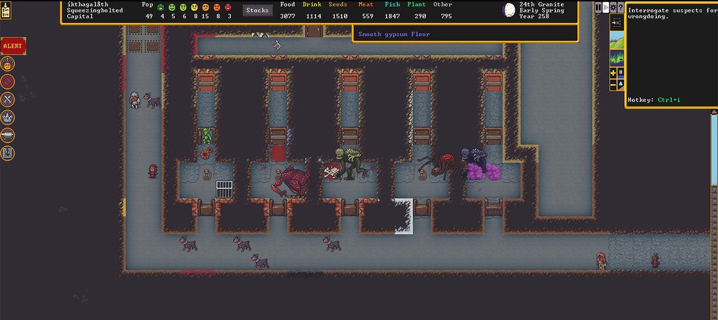 Создатель Dwarf Fortress советует замуровать знать и заодно распустить стражу