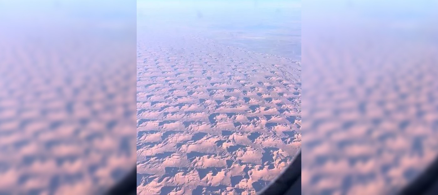Удивительное видео с полета над Сахарой привело к разбору геометрии дюн