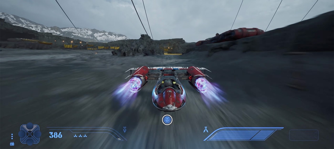 Разработчики Star Wars Galactic Racer показали Skim Speeder – самый быстрый репульсорный транспорт игры