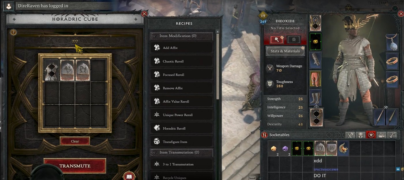 Игрок Diablo 4 нашёл скрытую механику из Diablo 2 – рунные слова для крафтинга предметов