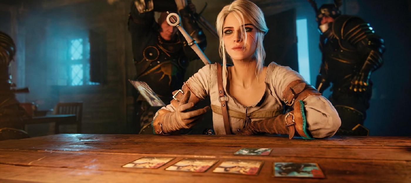 Семейная пара воссоздала главный мем из The Witcher 3 – вместо "обкатки" нового дивана муж с женой пошли играть в Гвинт
