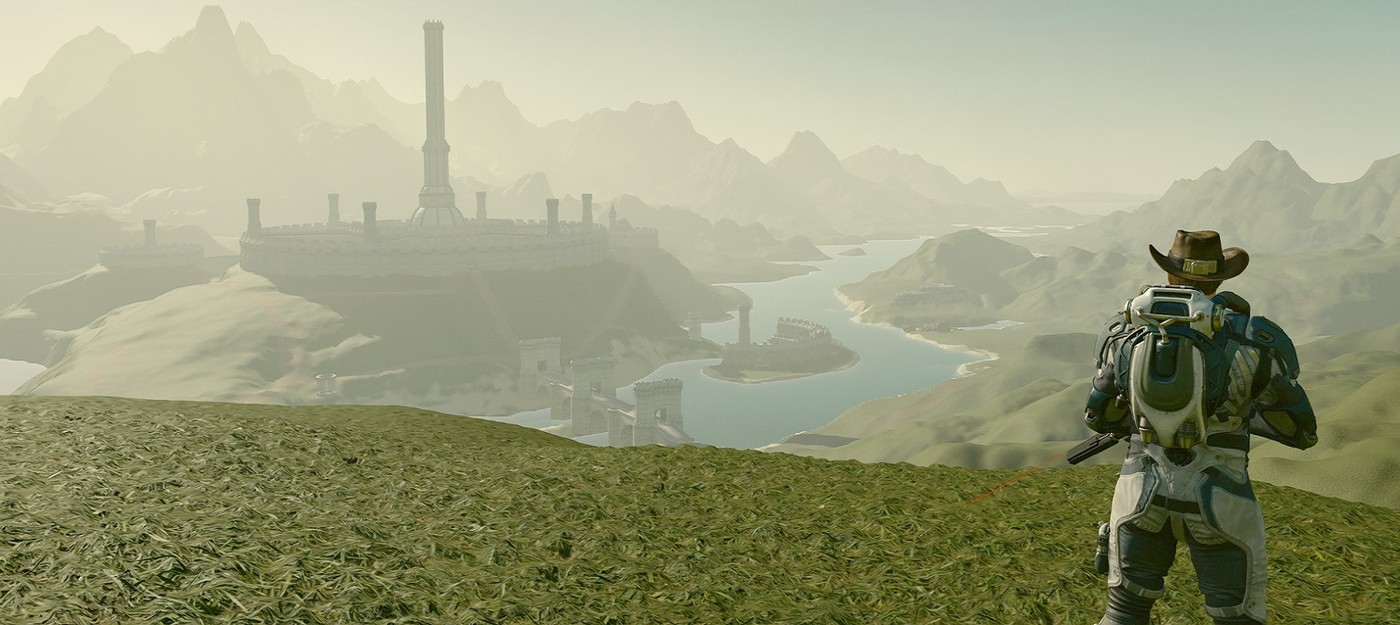Игрок в Starfield прифотошопил Имперский Город из Oblivion к одной из планет и вызвал целый шквал мемов