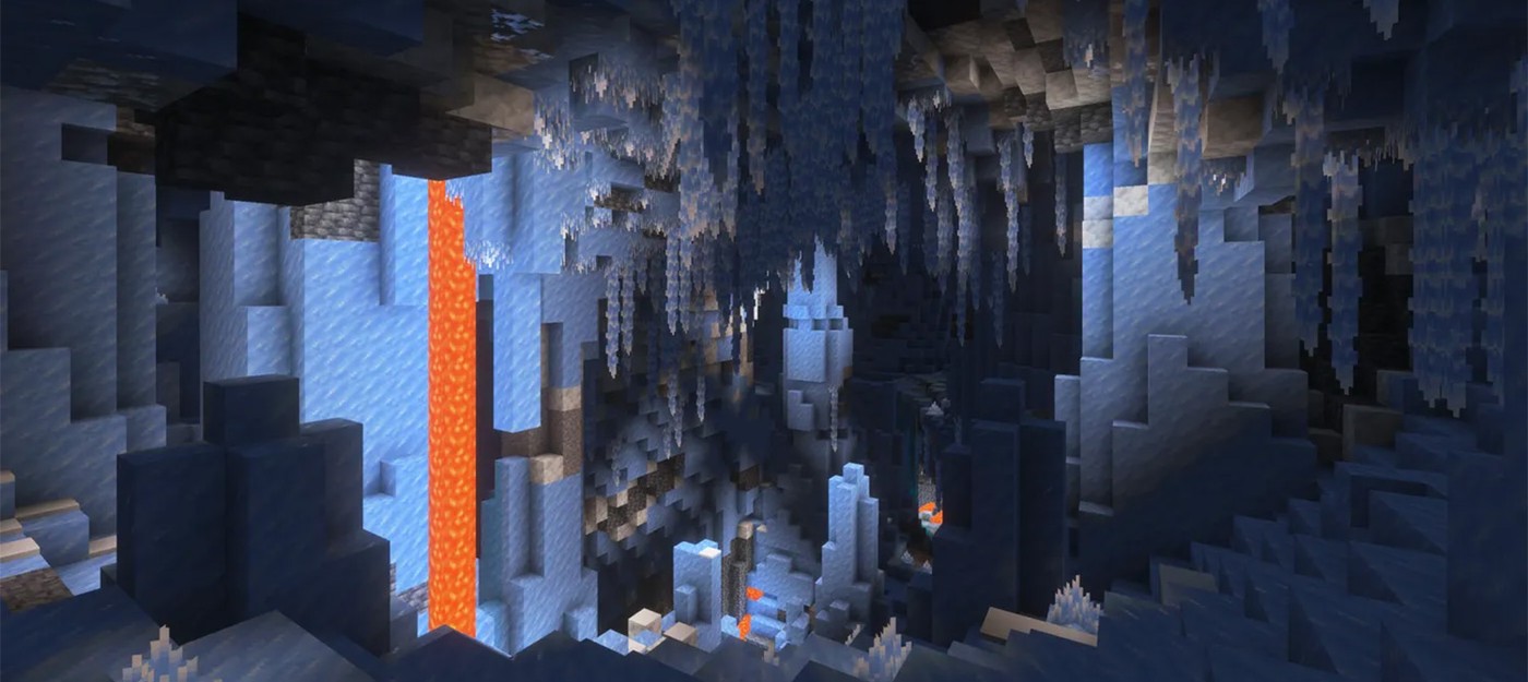 Minecraft получит ледяные пещеры – Mojang показала замёрзших зомби и ледяные шары