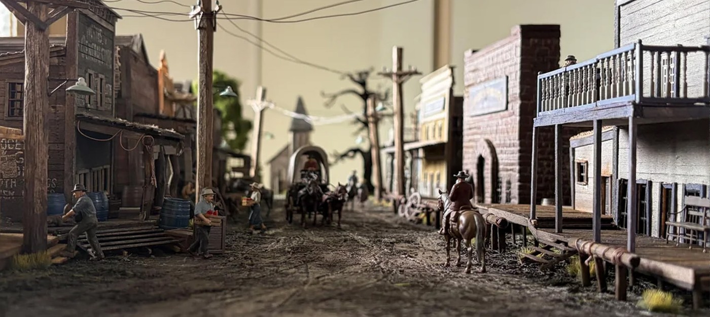 Энтузиаст создал потрясающую миниатюру городка Валентайн из Red Dead Redemption 2