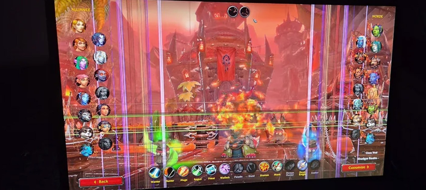 Полосы в World of Warcraft – не всегда приговор видеокарте