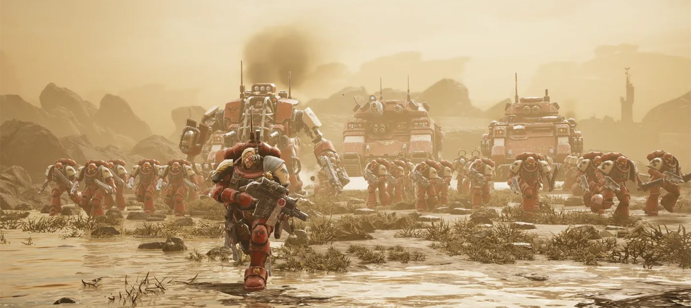 Скриншоты и детали космодесанта в Dawn of War 4 – четыре героя, здания с орбиты и ставка на элитные отряды