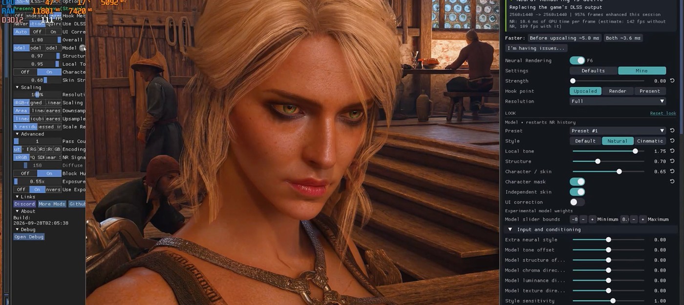Геймер показал, как настроить два прохода DLSS 5 в The Witcher 3, чтобы не старить персонажей