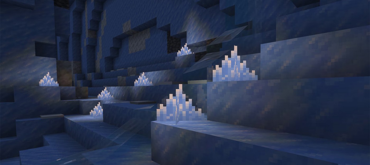 Обновление Minecraft 26.4 добавило хрупкий лёд в Ледяные пещеры и плейлисты для проигрывателя